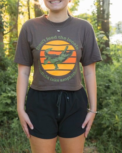 Don't Feed The Locals - Crop Tee