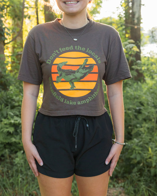 Don't Feed The Locals - Crop Tee